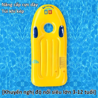 Phao Ván Lướt Sóng Trẻ Em Bơm Hơi Dày, Tay Cầm Chắc, An Toàn, Giường Nổi - Giá 54.022₫ 7