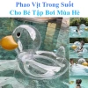 Phao Vịt Trong Suốt Dễ Thương Cho Bé Tập Bơi Mùa Hè Giá 85.000 (Giá gốc 105.400)