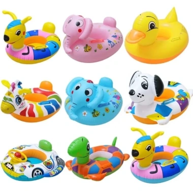 Phao xỏ chân hình thú - Phao tập bơi ngồi an toàn cho bé từ 1 tuổi, giảm giá 45.000 VND