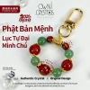 Phật Bản Mệnh 2.026 May Mắn Tài Lộc Ngọc Đông Linh Mã Não Đỏ Móc Treo Túi Xách Chìa Khóa
