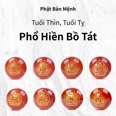 Phật Bản Mệnh 2.026 May Mắn Tài Lộc Ngọc Đông Linh Mã Não Đỏ Móc Treo Túi Xách Chìa Khóa 12