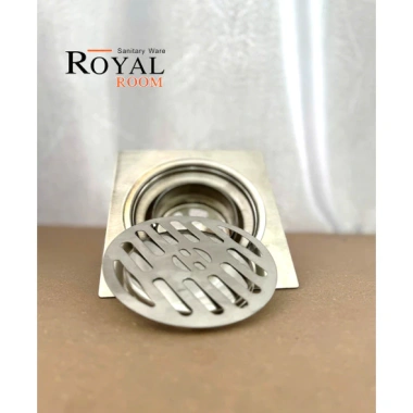Phễu thoát sàn inox 304 ROYALROOM chống mùi, han rỉ, 2 kích thước 12x12-15x15, 58.000đ