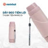 Phích bình thủy 450ml nhựa Việt Nhật - Ruột thủy tinh giữ nhiệt nóng lạnh giảm giá 3