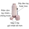 Phích bình thủy 450ml nhựa Việt Nhật - Ruột thủy tinh giữ nhiệt nóng lạnh giảm giá 7