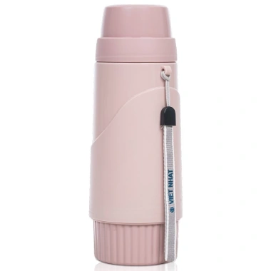Phích bình thủy 450ml nhựa Việt Nhật - Ruột thủy tinh giữ nhiệt nóng lạnh giảm giá 10
