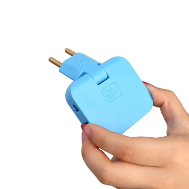 Phích cắm chuyển đổi 1 to 3 châu Âu bộ nguồn cho văn phòng nhà giảm giá 8