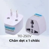 Phích cắm chuyển đổi 3 chân sang 2 chân 220V - Ổ cắm 3 chấu đa năng, an toàn, giá 23.800₫ 10