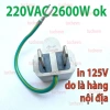 Phích cắm chuyển đổi 3 chấu Mỹ sang 2 chấu dẹt Nhật, giá chỉ 39.000 VNĐ 3