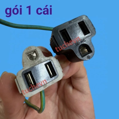 Phích cắm chuyển đổi 3 chấu Mỹ sang 2 chấu dẹt Nhật, giá chỉ 39.000 VNĐ 7 Phích cắm chuyển đổi 3 chấu Mỹ sang 2 chấu dẹt Nhật, giá chỉ 39.000 VNĐ 7