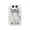 Phích cắm chuyển đổi AC du lịch AU UK US EU + USB, bộ sạc điện quốc tế trắng 150k 4