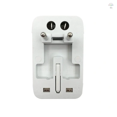 Phích cắm chuyển đổi AC du lịch AU UK US EU + USB, bộ sạc điện quốc tế trắng 150k 4