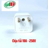 Phích cắm chuyển đổi OMINSU 3 chân sang 2 chân 10A 25V - Giá chỉ 37.500₫
