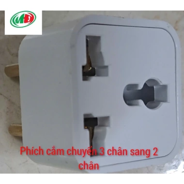 Phích cắm chuyển đổi OMINSU 3 chân sang 2 chân 10A 25V - Giá chỉ 37.500₫ 7