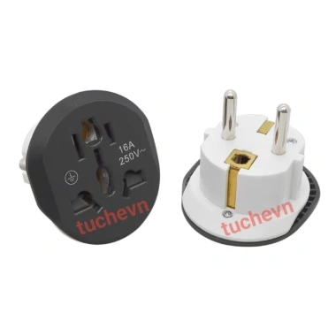 Phích chuyển 2-3 chân dẹt sang phích cắm tiêu chuẩn VN - Giá chỉ 50.000đ (Giảm từ 61.000đ) 5 Phích chuyển 2-3 chân dẹt sang phích cắm tiêu chuẩn VN - Giá chỉ 50.000đ (Giảm từ 61.000đ) 5