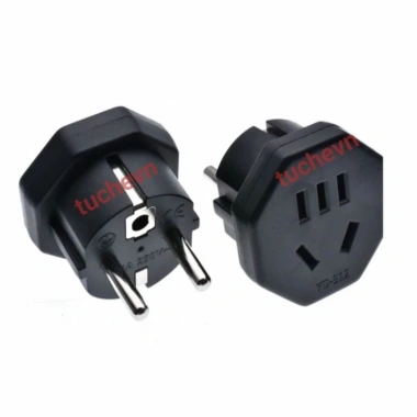Phích chuyển 2-3 chân dẹt sang phích cắm tiêu chuẩn VN - Giá chỉ 50.000đ (Giảm từ 61.000đ)