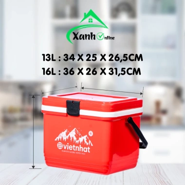 Phích Đá Vuông Việt Nhật GD231 - Van Xả, Quai Xách, Thùng Đá Lạnh, Giá 180.000 10 Phích Đá Vuông Việt Nhật GD231 - Van Xả, Quai Xách, Thùng Đá Lạnh, Giá 180.000 10