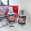 Phích giữ nhiệt mini hoa hồng 600ml có lõi lọc trà Giá ưu đãi 285.000đ