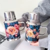 Phích giữ nhiệt mini hoa hồng 600ml có lõi lọc trà Giá ưu đãi 285.000đ 2