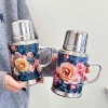 Phích giữ nhiệt mini hoa hồng 600ml có lõi lọc trà Giá ưu đãi 285.000đ 5