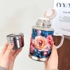 Phích giữ nhiệt mini hoa hồng 600ml có lõi lọc trà Giá ưu đãi 285.000đ 6