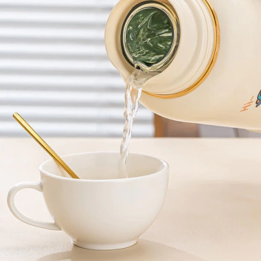 Phích Nước Giữ Nhiệt Mini 1L 24h Nóng Lạnh - Bình Nước Dễ Thương Pha Trà 180k
