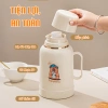 Phích Nước Giữ Nhiệt Mini 1L - Giữ Nóng Lạnh 24h, Bình Cute Pha Trà Café, Quai Cầm, Giá 180k 4