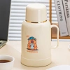 Phích Nước Giữ Nhiệt Mini 1L - Giữ Nóng Lạnh 24h, Bình Cute Pha Trà Café, Quai Cầm, Giá 180k 7