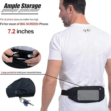 Phideon Chống Thấm Nước Runner Eo Bum Túi Chạy Bộ Thắt Lưng Zip - Giá 54.000đ 3 Phideon Chống Thấm Nước Runner Eo Bum Túi Chạy Bộ Thắt Lưng Zip - Giá 54.000đ 3