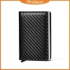 Phideon Sợi Carbon Chống Trộm Trượt Tự Động Bật Lên Nam Đựng Thẻ Ví Da Nhiều Khe Giá 64.800 VND