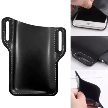 Phideon Túi Đeo Thắt Lưng Da Bảo Vệ Điện Thoại Ngoài Trời Giá Giảm 64.800 VND Thiết Kế Cầm Tay Tiện Lợi 3