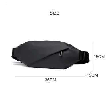 Phideon Túi đeo thắt lưng nam da PU chống nước - Túi đeo chéo giảm giá 20% còn 216.000₫ 2