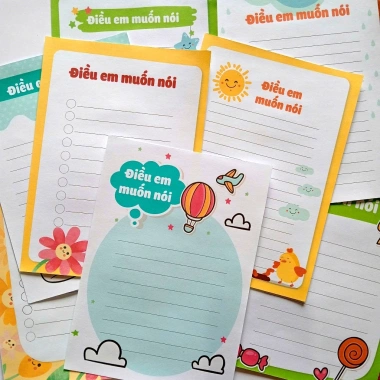 Phiều Điều Em Muốn Nói A5 - Nhiều mẫu viết điều ước, mục tiêu, lời muốn nói, giảm giá 22% chỉ 7.500đ
