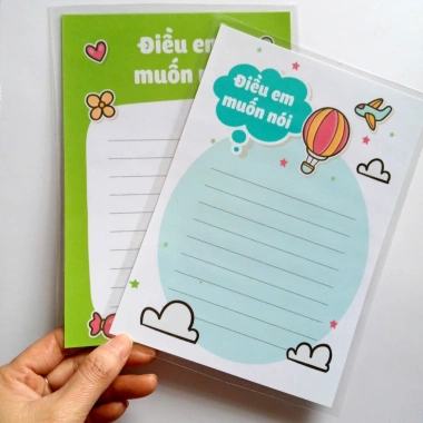Phiều Điều Em Muốn Nói A5 - Nhiều mẫu viết điều ước, mục tiêu, lời muốn nói, giảm giá 22% chỉ 7.500đ
