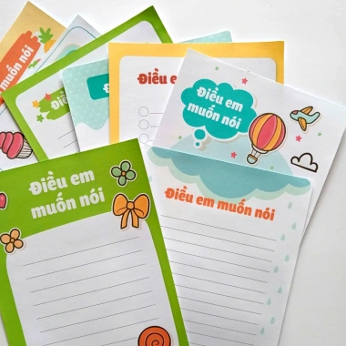 Phiều Điều Em Muốn Nói A5 - Nhiều mẫu viết điều ước, mục tiêu, lời muốn nói, giảm giá 22% chỉ 7.500đ
