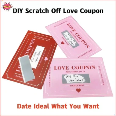 Phiếu giảm giá N & X Off Love 20 miếng DIY Ngày lễ tình nhân - Quà sinh nhật sáng tạo cho bạn trai