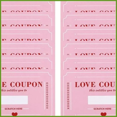 Phiếu Valentine 20 Mảnh Vui Nhộn Lãng Mạn Trầy Xước Cặp Đôi Ngày Tình Yêu Giá Ưu Đãi 66.000đ