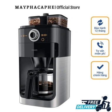 Philips Máy Pha Cà Phê Hạt Tự Động 1.2L cho Văn Phòng - Xay Ngay, Nhập Đức, BH 12 Tháng - Giá 5.2 Triệu VND Philips Máy Pha Cà Phê Hạt Tự Động 1.2L cho Văn Phòng - Xay Ngay, Nhập Đức, BH 12 Tháng - Giá 5.2 Triệu VND