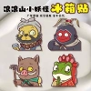 Phim Acrylic Little Monster Q: Nhãn dán tủ lạnh từ tính mạnh mẽ, sáng tạo, trang trí giá trị cao 50.312VND