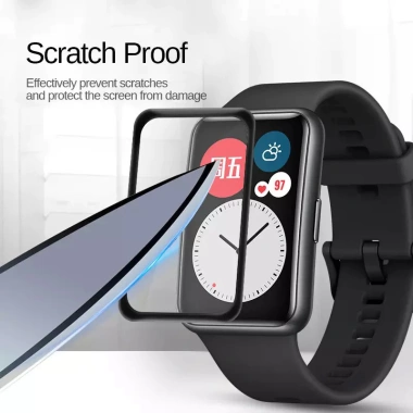 Phim bảo vệ cạnh cong 3D toàn màn hình cho Huawei Band 10/9/8/7/6 Pro, Honor Band 9/7/6 - Chống trầy xước, giá 33.880đ