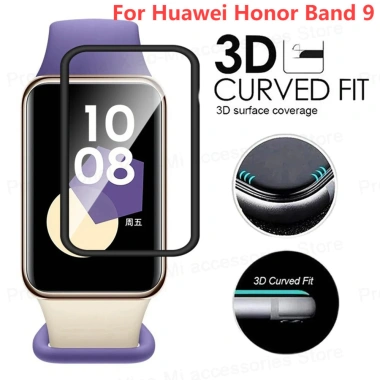 Phim bảo vệ cong 3D cho Huawei Honor Band 9 - Chống trầy xước, màn hình mềm, không kính