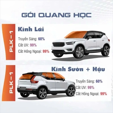 Phim Cách Nhiệt Dán Kính Lái Ô Tô 5-7 Chỗ - Chống Nắng, Chói, Cản UV Cấp 198k 6