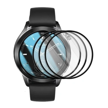 Phim Cảo 3 trong 1 Cho Xiaomi Mi Watch S3 S1 Pro - Bảo Vệ Màn Hình 42-46mm, Chống Trầy Xước