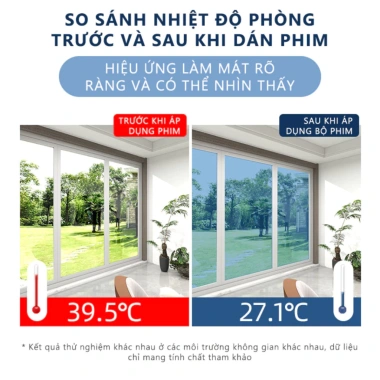 Phim Dán Kính Chống Nắng Cách Nhiệt Phản Quang - UV, Chống Nhìn Trộm, 148.000đ