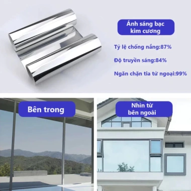 Phim Dán Kính Chống Nắng Cách Nhiệt Phản Quang - UV, Chống Nhìn Trộm, 148.000đ 10 Phim Dán Kính Chống Nắng Cách Nhiệt Phản Quang - UV, Chống Nhìn Trộm, 148.000đ 10