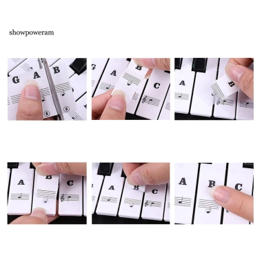 Phím Đàn Piano Điện Tử SPM 37-88 - Bàn Phím PVC Trong Suốt, Miếng Dán Trang Trí, Giá 92.369₫ 9
