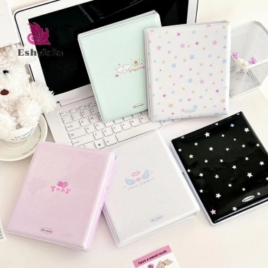 Phim Hoạt Hình Gian Hàng Ảnh Album 40/36 2x6 inch + Dải 20 chiếc 4x6 4R - Giá Đỡ Thẻ Nhỏ Sách Lưu Trữ MỚI