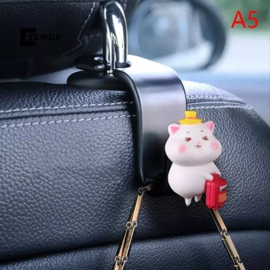 Phim hoạt hình Pig Du móc ghế sau 3 móc tựa đầu, giá đỡ, lưu trữ nội thất ô tô 17 Phim hoạt hình Pig Du móc ghế sau 3 móc tựa đầu, giá đỡ, lưu trữ nội thất ô tô 17