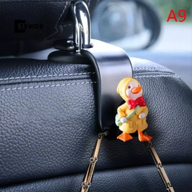 Phim hoạt hình Pig Du móc ghế sau 3 móc tựa đầu, giá đỡ, lưu trữ nội thất ô tô 19 Phim hoạt hình Pig Du móc ghế sau 3 móc tựa đầu, giá đỡ, lưu trữ nội thất ô tô 19