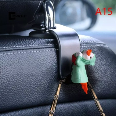 Phim hoạt hình Pig Du móc ghế sau 3 móc tựa đầu, giá đỡ, lưu trữ nội thất ô tô 23 Phim hoạt hình Pig Du móc ghế sau 3 móc tựa đầu, giá đỡ, lưu trữ nội thất ô tô 23