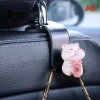 Phim hoạt hình Pig Du móc ghế sau 3 móc tựa đầu, giá đỡ, lưu trữ nội thất ô tô 24